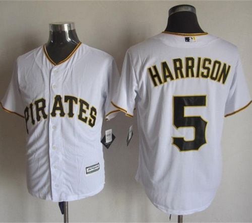 Pirates #5 Josh Harrison White New Cool Base Stitched Jersey