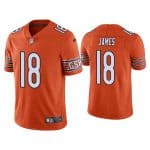 Chicago Bears #18 Jesse James Orange Vapor Untouchable Limited Stitched Jersey