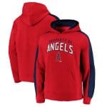 Los Angeles Angels Red Game Time Arch Pullover Hoodie