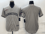 Minnesota Twins Blank 2023 Gray Home Team Cool Base Stitched Jersey