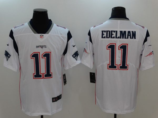 New England Patriots #11 Julian Edelman White Vapor Untouchable Player Limited Jersey