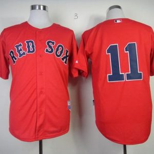 Red Sox #11 Clay Buchholz Red Cool Base Stitched Jersey