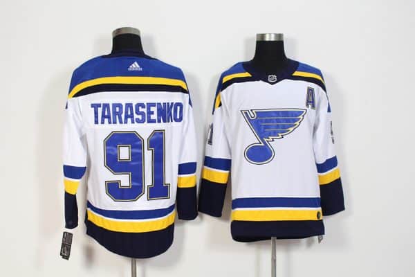 Adidas St. Louis Blues #91 Vladimir Tarasenko White Stitched Jersey