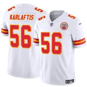 Kansas City Chiefs #56 George Karlaftis White 2024 F.U.S.E Vapor Untouchable Limited Stitched Jersey