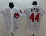 Cubs #44 Anthony Rizzo White Fashion Stars Stripes Flexbase Authentic Stitched Jersey
