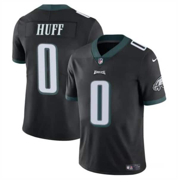 Philadelphia Eagles #0 Bryce Huff Black Vapor Untouchable Limited Stitched Jersey