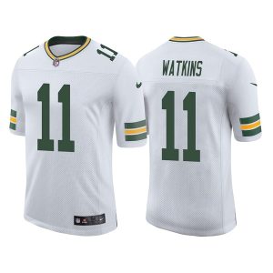 Green Bay Packers #11 Sammy Watkins White Stitched Football Jersey