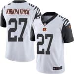 Bengals #27 Dre Kirkpatrick White Stitched Limited Rush Nike Jersey