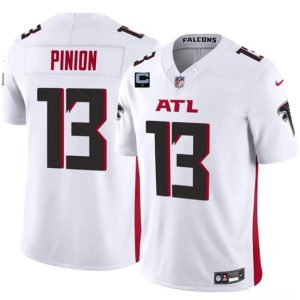 Atlanta Falcons #13 Bradley Pinion White 2025 F.U.S.E With 1-Star C Patch Vapor Untouchable Limited Stitched Jersey