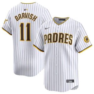 San Diego Padres #11 Yu Darvish White 2024 Home Limited Stitched Jersey