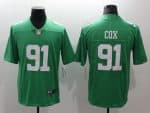 Philadelphia Eagles #91 Fletcher Cox Green Throwback Vapor Untouchable Limited Stitched Jersey