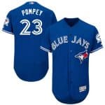 Blue Jays #23 Dalton Pompey Blue Flexbase Authentic Collection Stitched Jersey