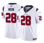 Houston Texans #28 Joe Mixon White 2024 F.U.S.E. Vapor Untouchable Stitched Jersey