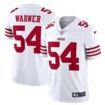 San Francisco 49ers #54 Fred Warner 2022 New White Vapor Untouchable Stitched Jersey