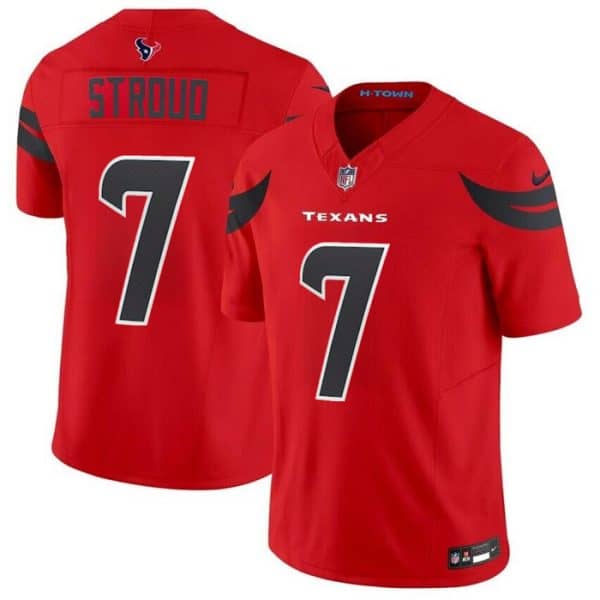 Houston Texans #7 C.J. Stroud Red 2024 Alternate F.U.S.E Vapor Stitched Jersey