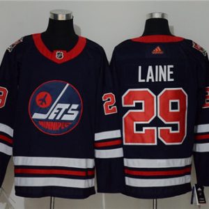 Winnipeg Jets #29 Patrik Laine Navy Stitched Jersey