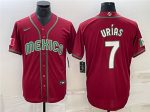 Mexico Custom Red World Classic Stitched Jersey