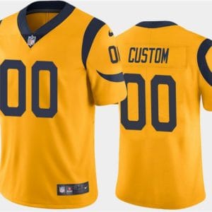 Los Angeles Rams Customized Custom Gold Limited Stitched Jersey