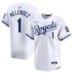 Kansas City Royals #1 MJ Melendez White 2024 Home Limited Stitched Jersey