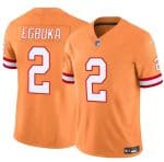 Tampa Bay Buccaneers #2 Emeka Egbuka Orange 2025 Draft F.U.S.E. Throwback Limited Football Stitched Jersey