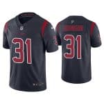 Houston Texans Navy #31 David Johnson Color Rush Stitched Jersey