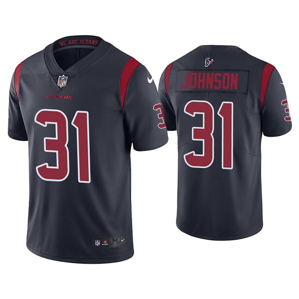 Houston Texans Navy #31 David Johnson Color Rush Stitched Jersey
