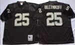 Mitchell And Ness Raiders #25 Fred Biletnikoff Black Throwback Stitched Jersey