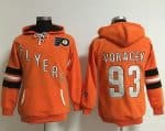 Philadelphia Flyers #93 Jakub Voracek Orange Old Time Heidi NHL Hoodie