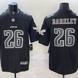 Philadelphia Eagles #26 Saquon Barkley Black Fashion Vapor Untouchable Limited Stitched Jersey