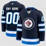Winnipeg Jets Custom Navy 2024-25 Home Stitched Jersey