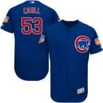 Cubs #53 Trevor Cahill Blue Flexbase Authentic Collection Stitched Jersey