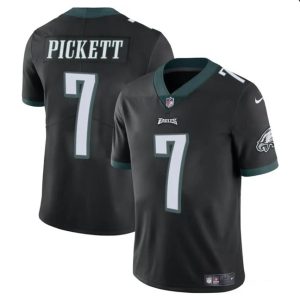 Philadelphia Eagles #7 Kenny Pickett Black Vapor Untouchable Limited Stitched Jersey