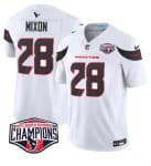 Houston Texans #28 Joe Mixon White F.U.S.E. 2024 AFC South Division Champions Vapor Limited Stitched Jersey
