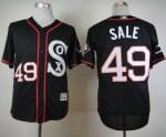 White Sox #49 Chris Sale Black New Cool Base Stitched Jersey
