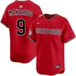 Cleveland Guardians #9 Kyle Manzardo Red Alternate Limited Stitched Jersey