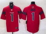 Houston Texans #1 Stefon Diggs Red Vapor Untouchable Stitched Jersey