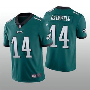 Philadelphia Eagles #14 Kenneth Gainwell Green Vapor Untouchable Stitched Football Jersey