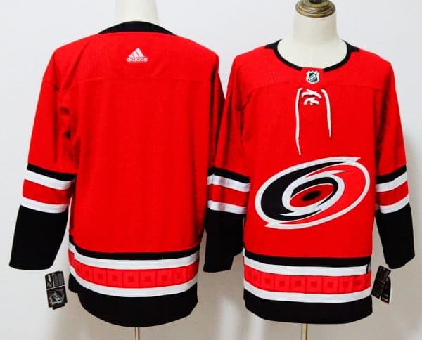 Carolina Hurricanes Red Stitched Adidas Jersey