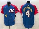 National League #4 Pete Crow-Armstrong Blue Red Alternate 2025 All-Star Edition Limited Stitched Jersey