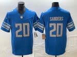 Detroit Lions #20 Barry Sanders Blue 2023 F.U.S.E. Vapor Untouchable Limited Stitched Jersey