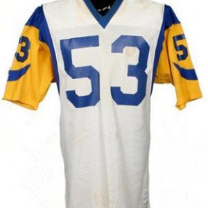 Los Angeles Rams Customized White Stitched Baseball Jersey