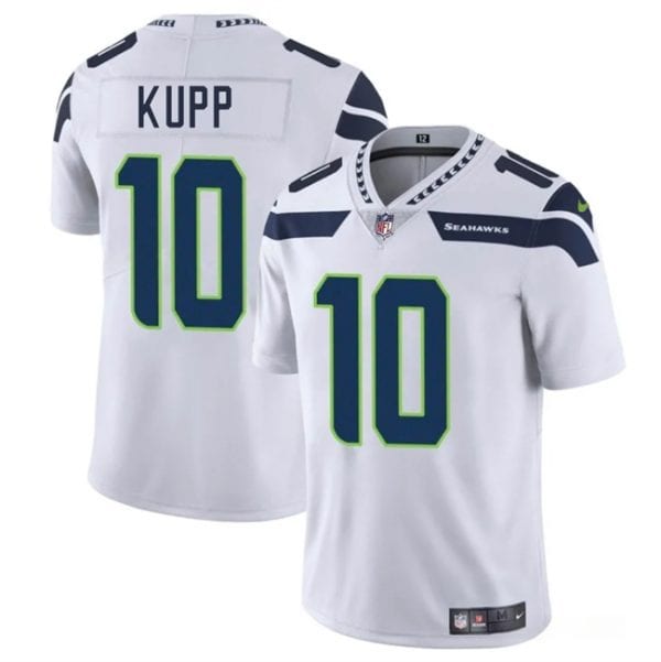 Seattle Seahawks #10 Cooper Kupp White 2025 Vapor Limited Stitched Jersey