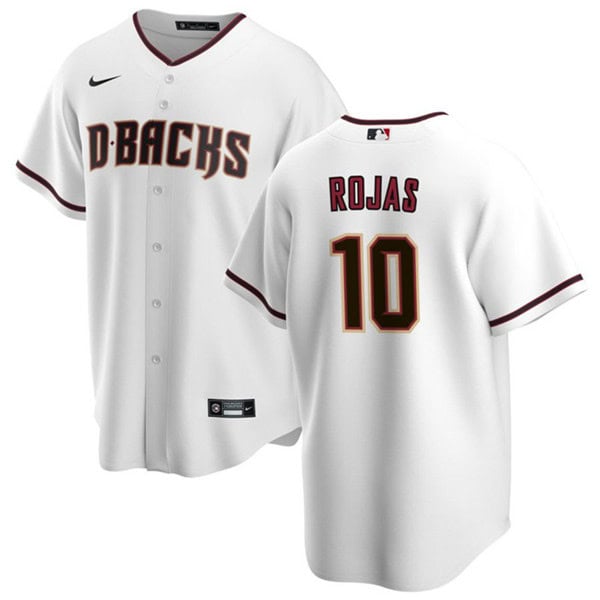 Arizona Diamondbacks #10 Josh Rojas White Cool Base Stitched Jersey