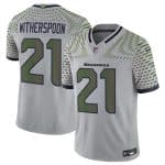 Seattle Seahawks #21 Devon Witherspoon Gray 2025 F.U.S.E. ¡°Rivalries¡± Vapor Limited Football Stitched Jersey
