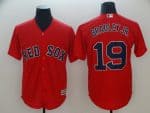 Boston Red Sox #19 Jackie Bradley Jr. Majestic Scarlet Cool Base Player Stitched Jersey