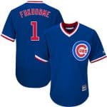 Cubs #1 Kosuke Fukudome Blue Flexbase Authentic Collection Cooperstown Stitched Jersey