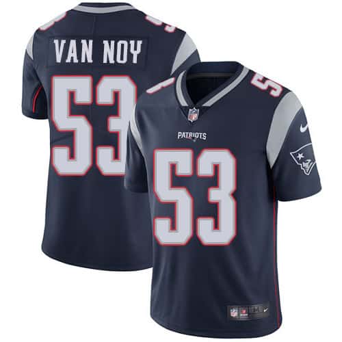 New England Patriots #53 Kyle Van Noy Navy Blue Vapor Untouchable Limited Stitched Jersey