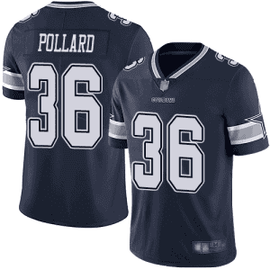 Dallas Cowboys #36 Tony Pollard Navy Vapor Untouchable Limited Stitched Jersey