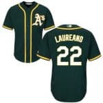 Oakland Athletics #22 Ram¨®n Laureano Green Stitched Jersey