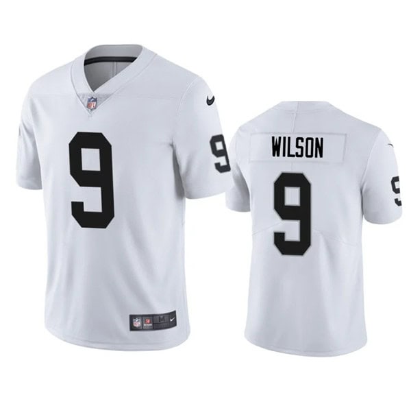 Las Vegas Raiders #9 Tyree Wilson White 2023 Draft Vapor Limited Stitched Jersey